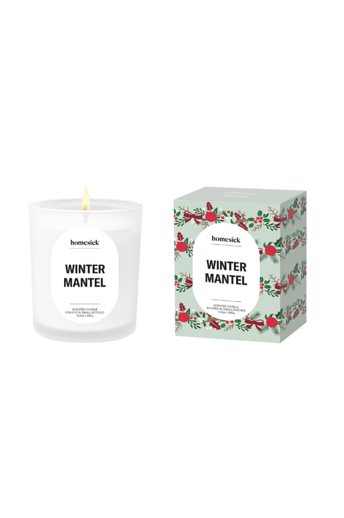 Homesick Winter Mantel Candle