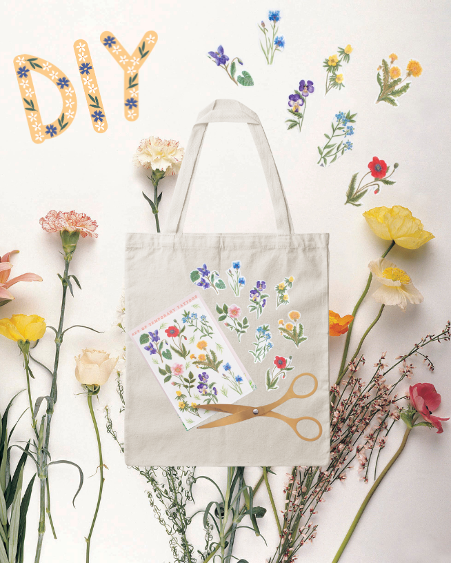 Floral Tote Bag Decorating Workshop